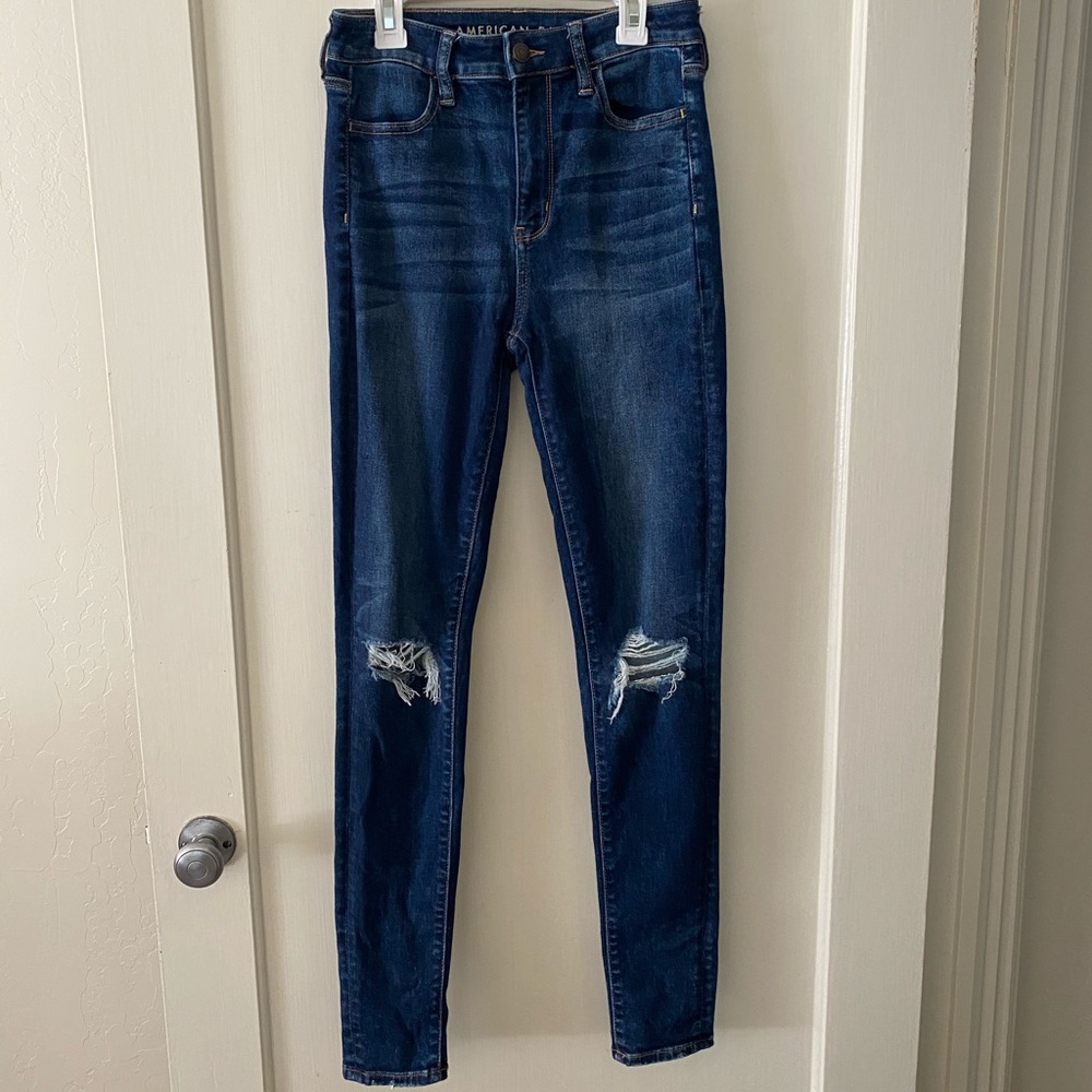 American eagle ne(x)t level stretch ripped jeans